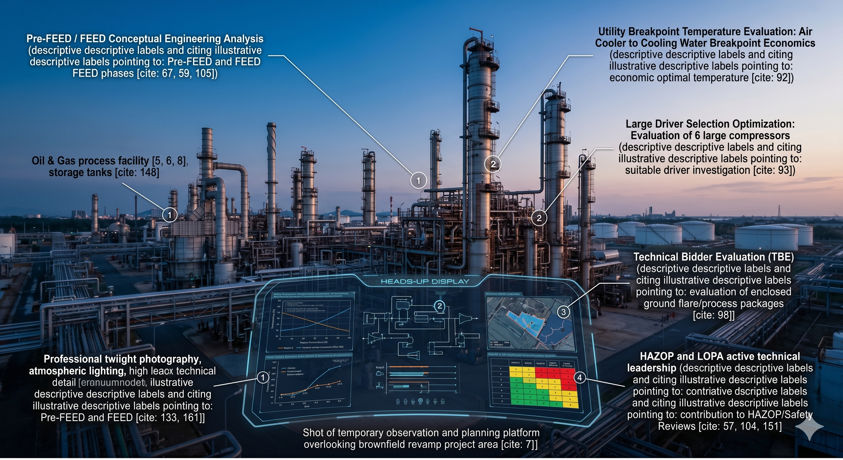 Conceptual architectural and engineering planning